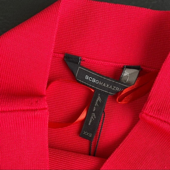 Size XXS Red BCBG MAXAZRIA Silvie Skirt - Picture 3 of 11